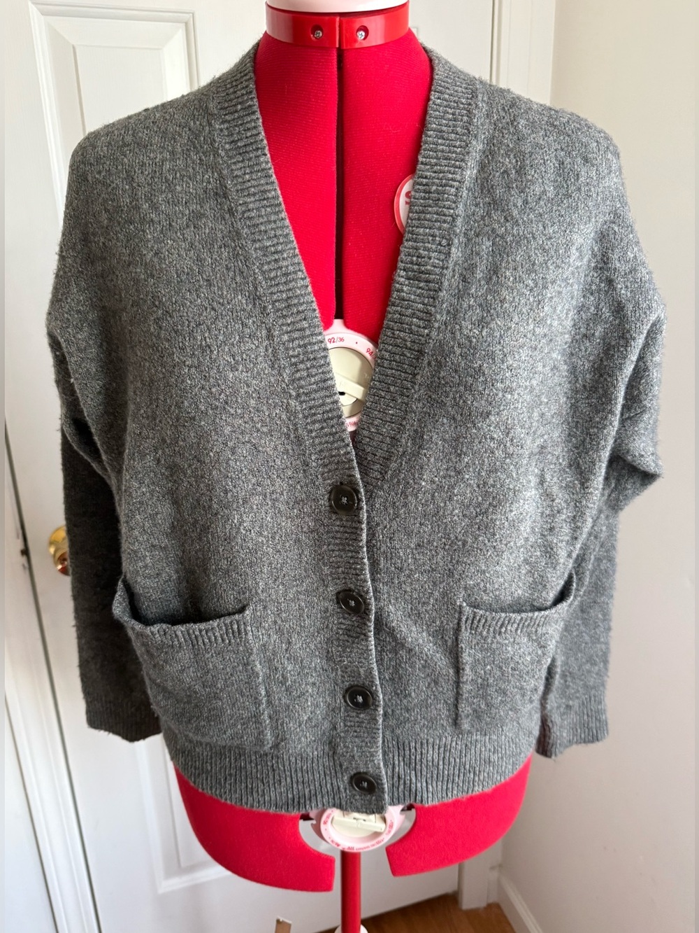 Madewell Short Kent Ex-Boyfriend Cardigan Sweater